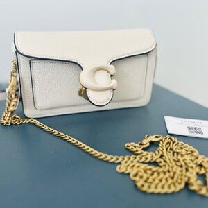 Coach Tabby Crossbody Wristlet - Brass/Chalk
